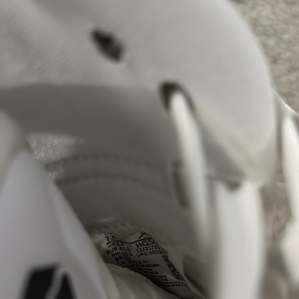 Mens White and Green Athletic Shoes - Picture 6 of 16